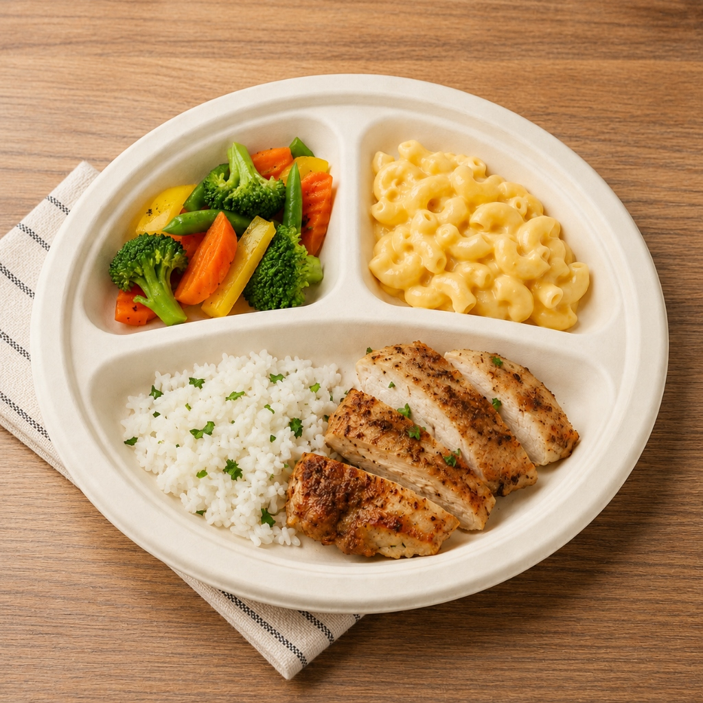 9" 3CP Round Plate